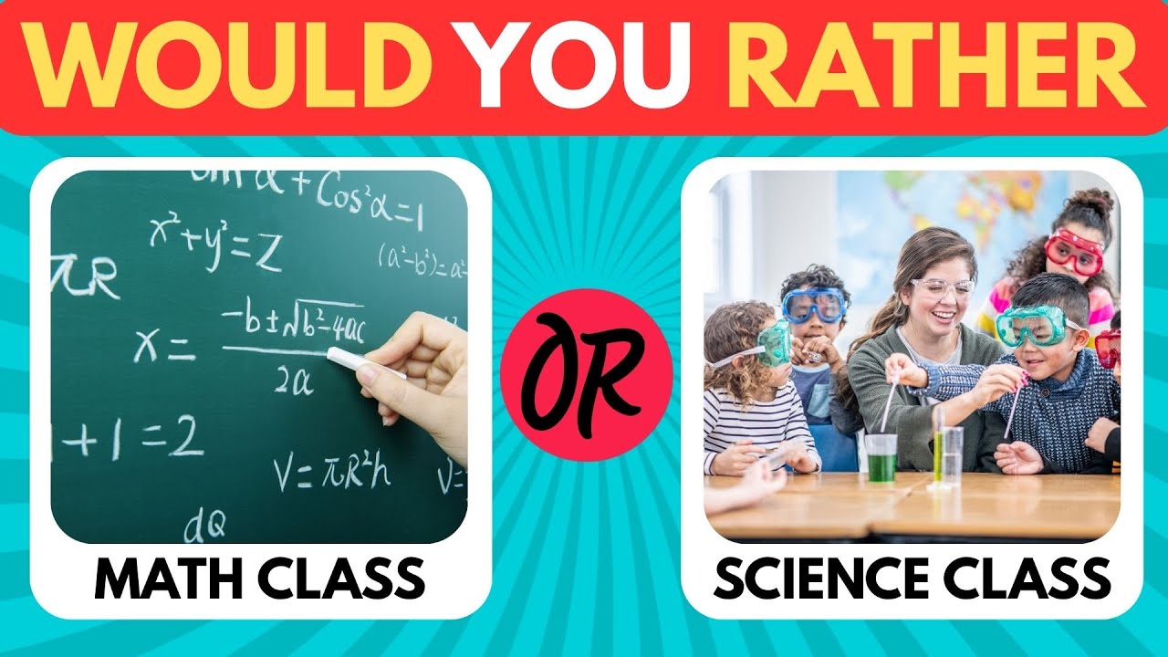 Would You Rather School Edition 🎒📚 ️ | Fun Classroom Choices Game for ...