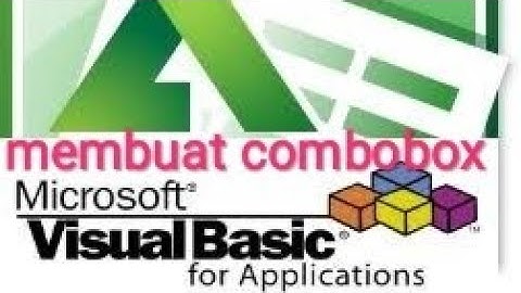 membuat dan menjalankan combobox di vba excel