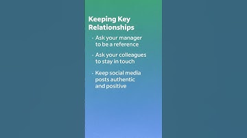 Tips to Maintain Relationships After Being Laid Off | Indeed #Shorts