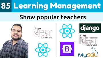 Django ReactJs LMS #85 | Fetch popular teachers | Learn Django ReactJs RESTApi