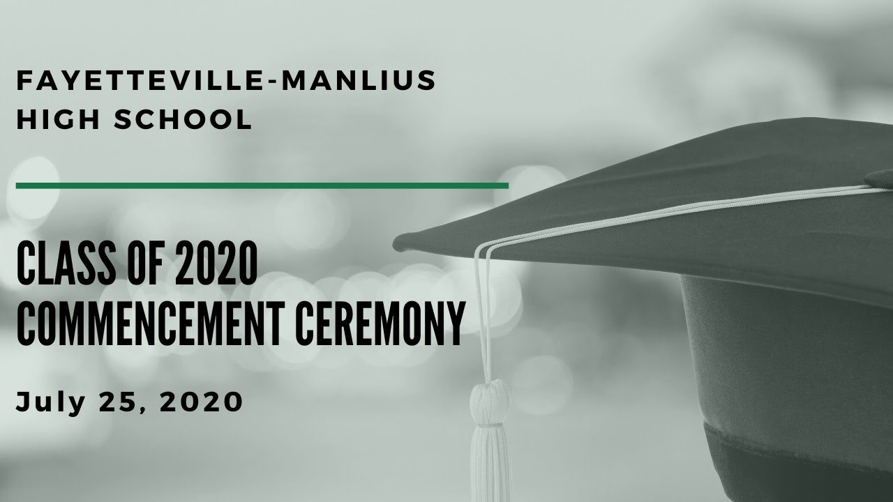 F-M High School Class of 2020 Commencement Ceremony - YouTube