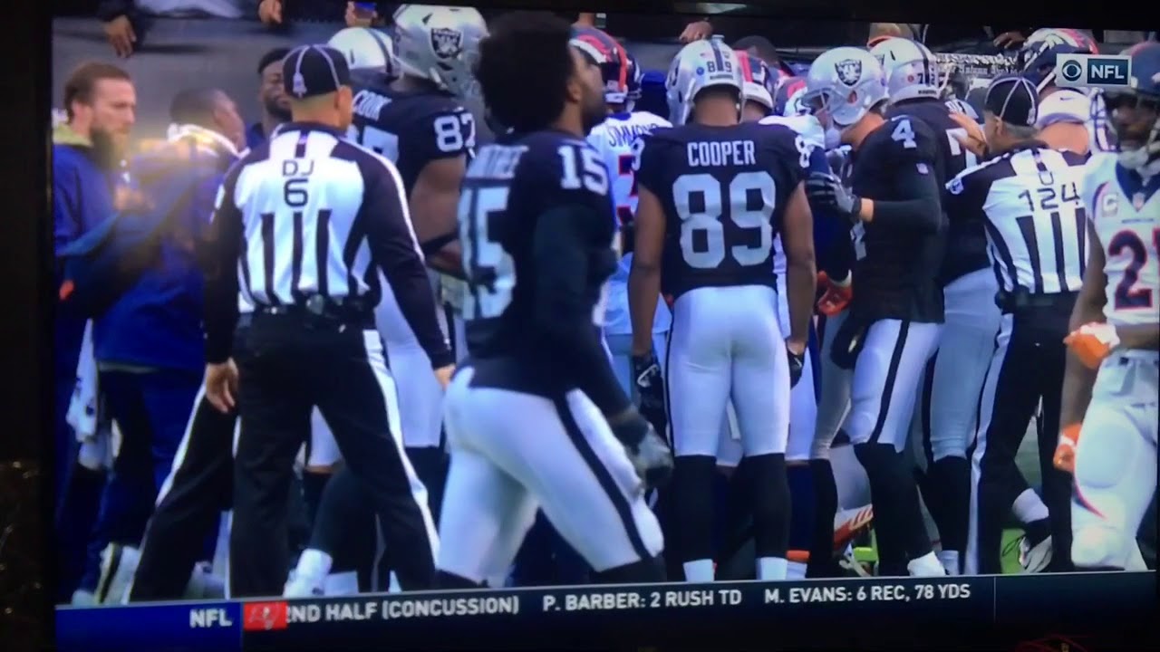 Crabtree smack talib!! Fight night YouTube