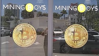 One Bitcoin (Physical) Give away! with Cryptocurrency Mining Boys Miami. One Bitcoin (Physical) Give away! with Cryptocurrency Mining Boys Miami.