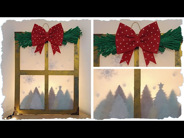 Kit Fai Da Te Adesivi Per Finestre Natalizie | Effetto Vetro Colorato Per Bambini | Attività Creativa E Decorazione Natalizia