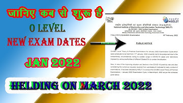 o level exam dates january 2022 new dates