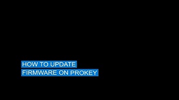 How to update Prokey Optimum wallet firmware