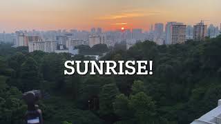 Sunrise at Henderson Waves Tallest Footbridge in Singapore and Shaky Timelapse No Tripod Shaky!