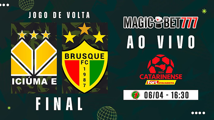 AO VIVO CRICIÚMA X BRUSQUE | FINAIS | JOGO DE VOLTA | CATARINENSE 2024