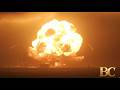 Blue Origin rocket explodes on the launch pad during an engine-firing test