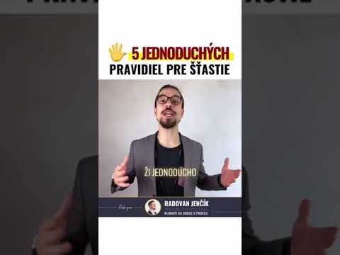 Video: 7 Jednoduchých Pravidiel Pre šťastné Manželstvo