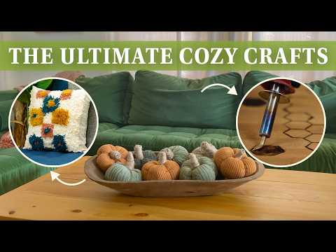 The Ultimate Cozy Crafting Marathon (Easy DIY Projects!) | HGTV Home