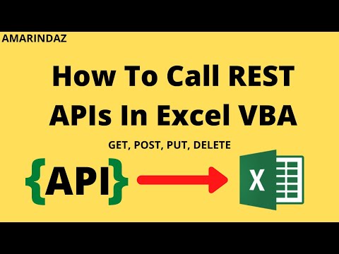 Video: Ako uskutočním volanie API z Excelu?