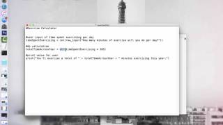 Python: Basic Calculation Program, p2: Slight Improvements using Print