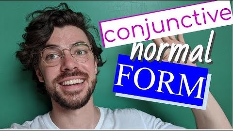 CONJUNCTIVE normal form ⟨07,01⟩—optional
