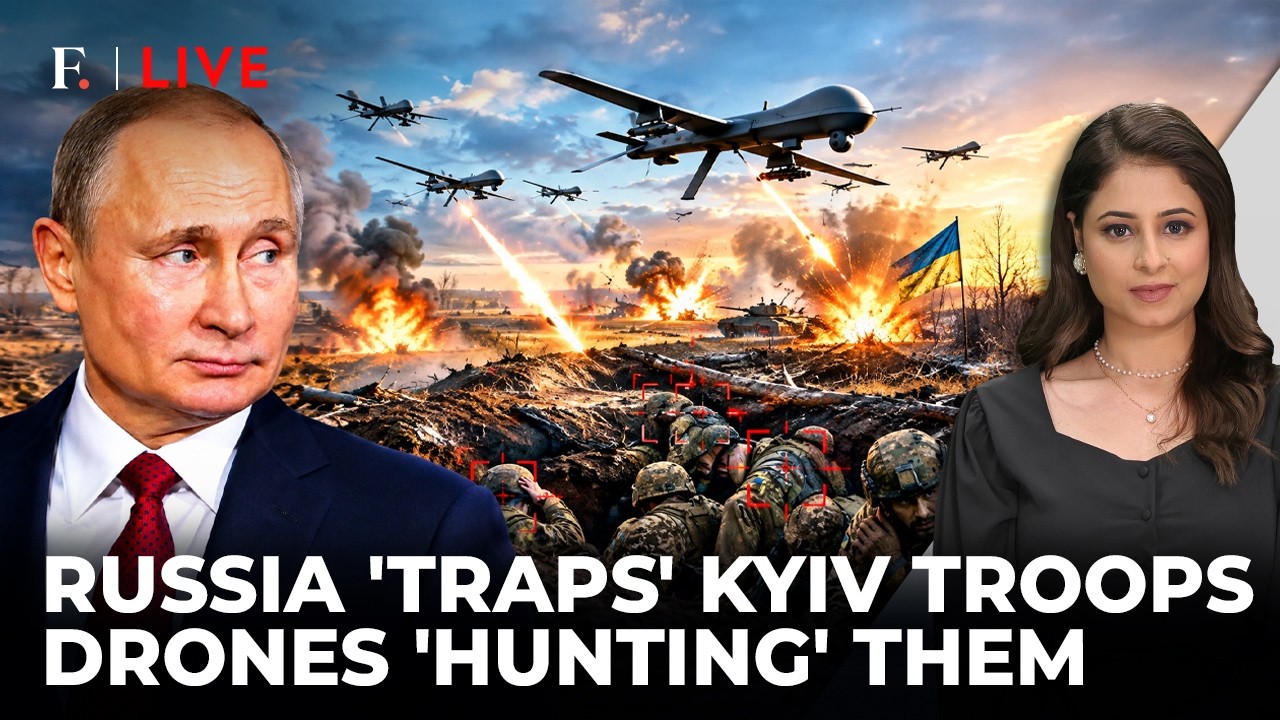 'Encircled & Being Eliminated': Russian Drones 'Hunt' Trapped Ukrainian Forces | Firstpost Live
