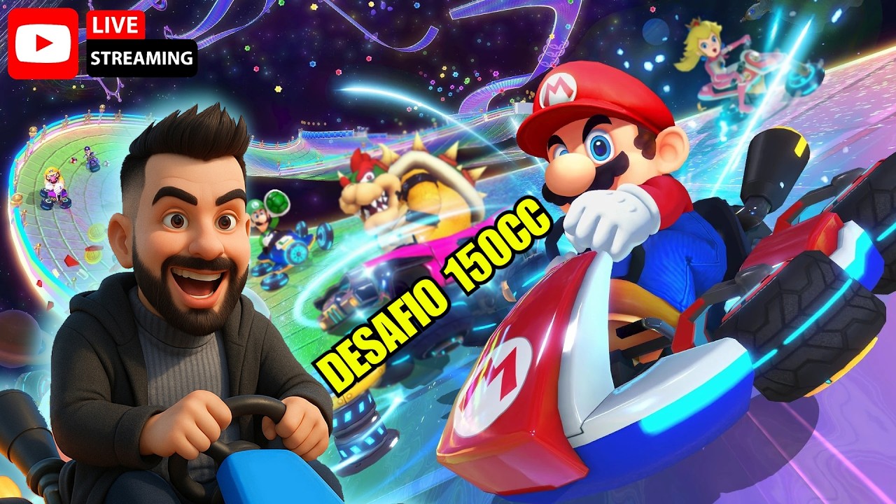 MARIO KART 8: O DESAFIO DAS COPAS 150cc! 🏁 Consigo o Ouro em tudo? (Ao Vivo)
