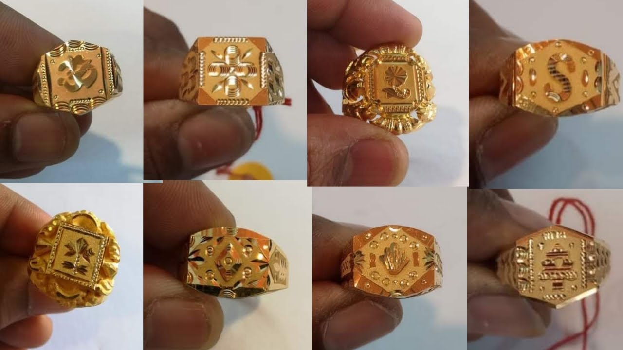 22K Yellow Gold Men's Rings | Diamond Fashion Rings for Men in CA