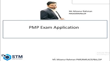 How to fill in PMP Application