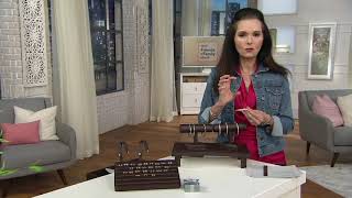 Affinity Sterling Silver Diamond Bangle Bracelet, 1/2cttw on QVC
