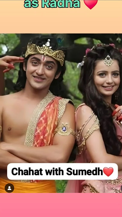 Chahat pandey ♥️ Sumedh mudgalkar #radhakrishna #chahatpandey #biggboss18