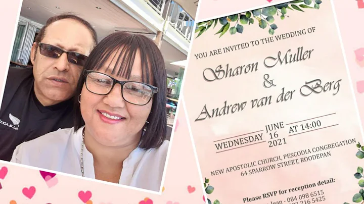 Wedding Service of Sharon Muller and Andrew van de...