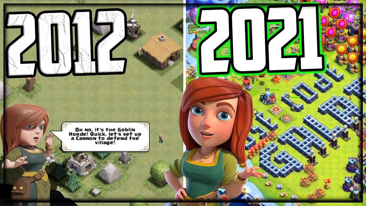 2012 To 2021 Clash Of Clans History Youtube