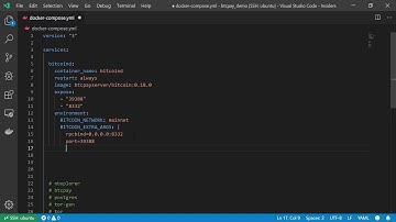 btcpay with docker compose - 2 - bitcoind