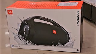 JBL BOOMBOX 2 UNBOXING REVIEW SOUND TEST | 24 Hours Battery Backup,IPX7(Best Portable Speaker) HINDI