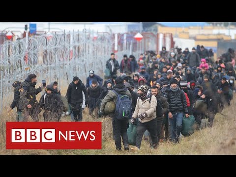 EU imposes new sanctions on Belarus as migrant crisis escalates - BBC News