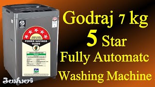 Godrej 7 Kg 5 Star Fully-Automatic Top Loading Washing Machine