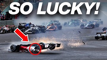 This is how LUCKY Zhou Guanyu was after HORROR CRASH