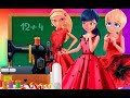 Miraculous Ladybug |School cheatting | Competition How to sew a dress Transform Animation