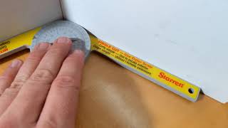 How To Use A Starrett Miter Protractor