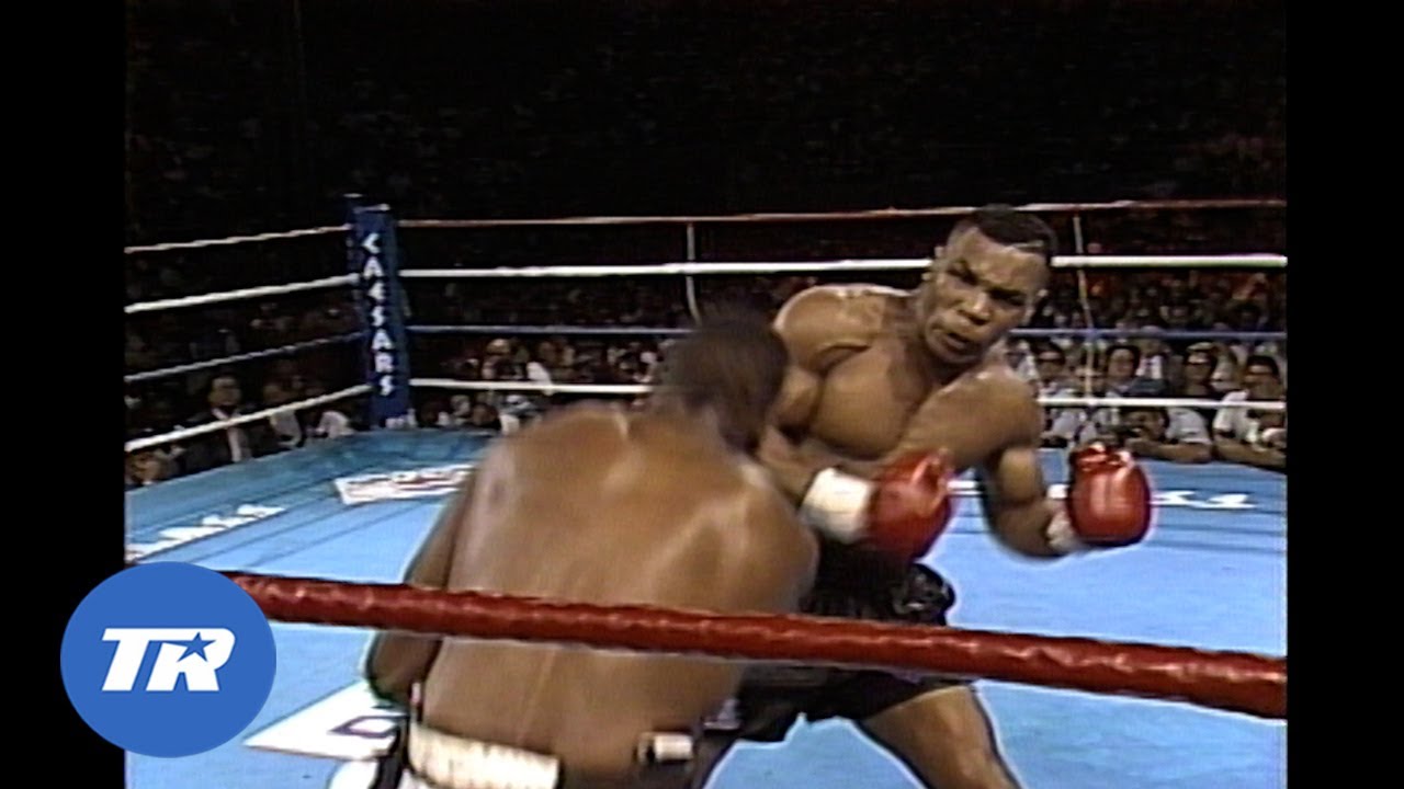 Mike Tyson With A Vicious Knockout of Henry Tillman HAPPY BIRTHDAY MIKE TYSON