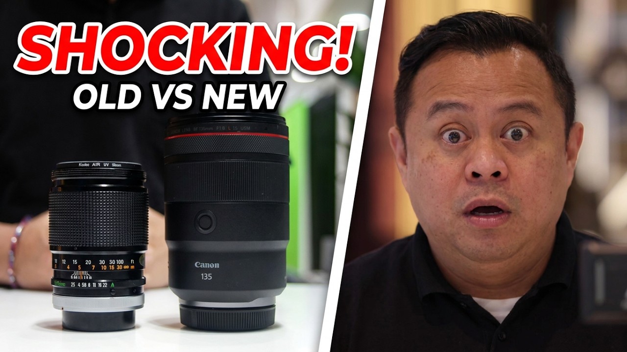 Old vs New: Canon FD 135mm vs RF 135mm – SHOCKING Results! - YouTube