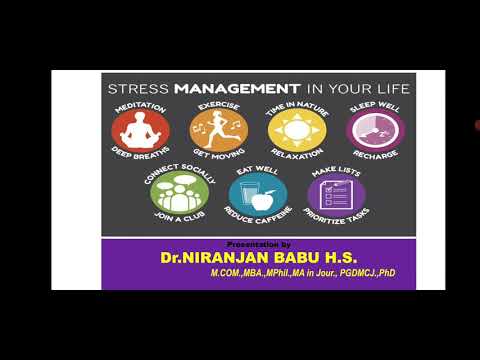 Stress management ಒತ್ತಡ ನಿರ್ವಹಣೆ