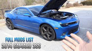 ALL THE MODS ON MY 5TH GEN CAMARO 2SS *MUST WATCH*