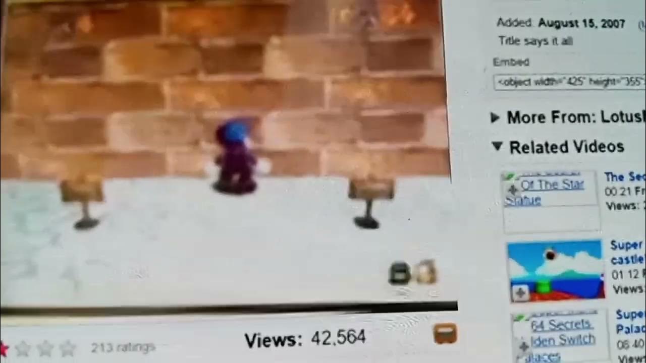 Super Mario 64 big star secret (RECRATE) (read description) - YouTube