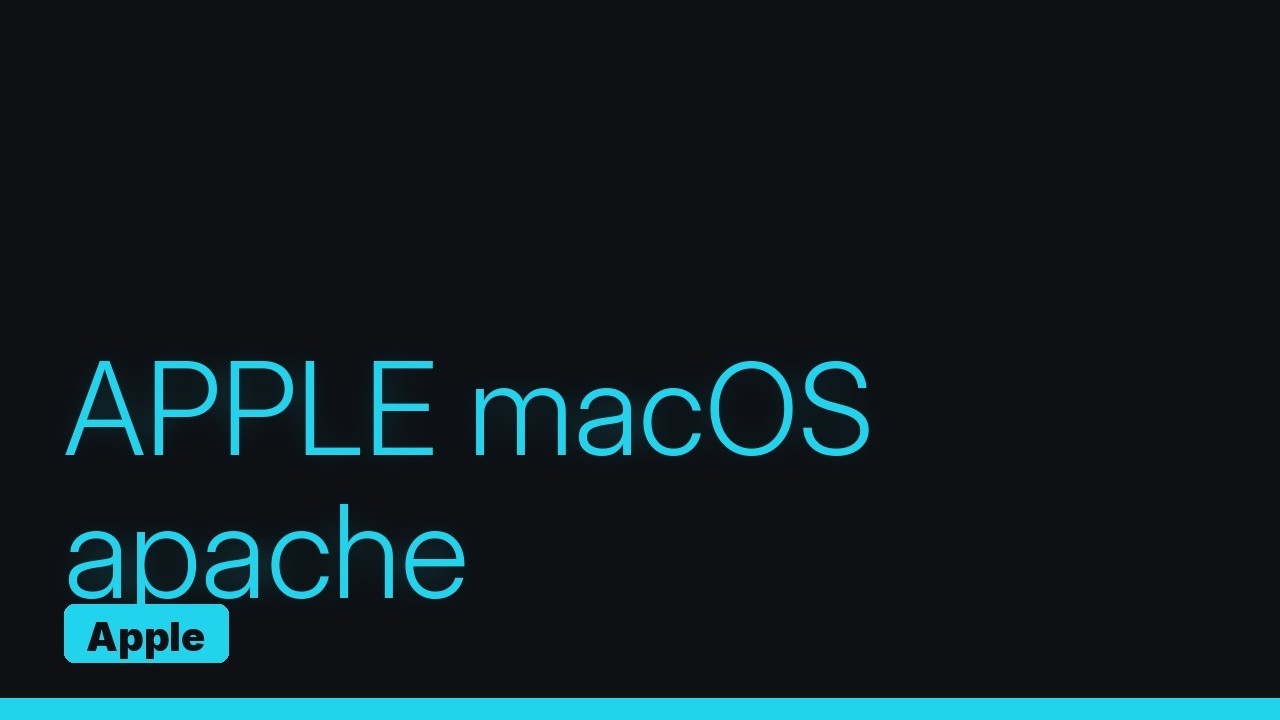 Apple: How to do clean apache2 installation? - YouTube