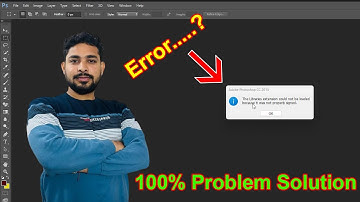 The libraries extension could not be loaded because it was not properly signed #photoshop 100% Solve