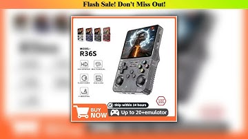 Must Buy Open Source R36S Retro Handheld Video Game Console Linux System 3.5Inch IPS Screen Mini Po