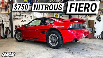 I Hit My Stock V6 Fiero With a 75 Shot Of Nitrous... And It RIPPED