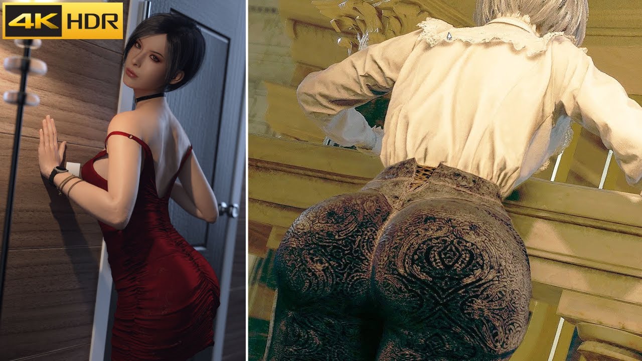 Ashley's model has jiggle physics - Resident Evil 4 Remake 