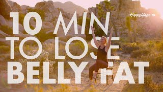 10 Minute Chair Yoga to Lose Belly Fat