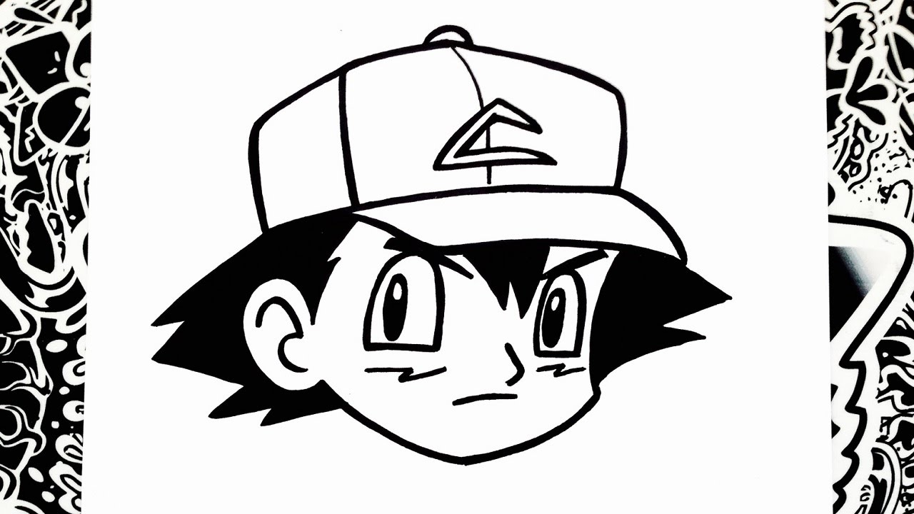 como dibujar a ash | how to draw ash | pokemon - thptnganamst.edu.vn