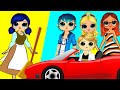 Ladybug &amp; Cat Noir Marinette &amp; Adrien LOL Dolls Love Story Couple in Love New Episode Animation