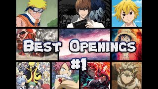 Best Openings Anime - Full songs #1