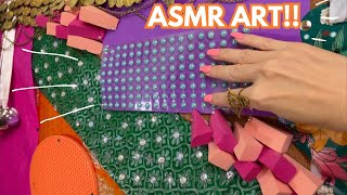 ASMR Art!! * Tapping & Scratching on my Art made for ASMR 🎨* Whispered * ASMRVilla