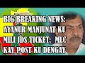 BREAKING NEWS: SHIMOGA JDS KI TICKET PRASANNA KUMAR KU NAHI MILI; AYANUR MANJUNAT HONGAY CANDIDATE!!