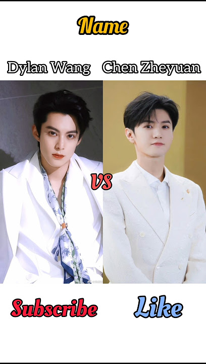 Dylan Wang Vs Chen Zheyuan🔥Who is your favourite?Please Comment💗 #chenzheyuan #dylanwang #vs #shorts